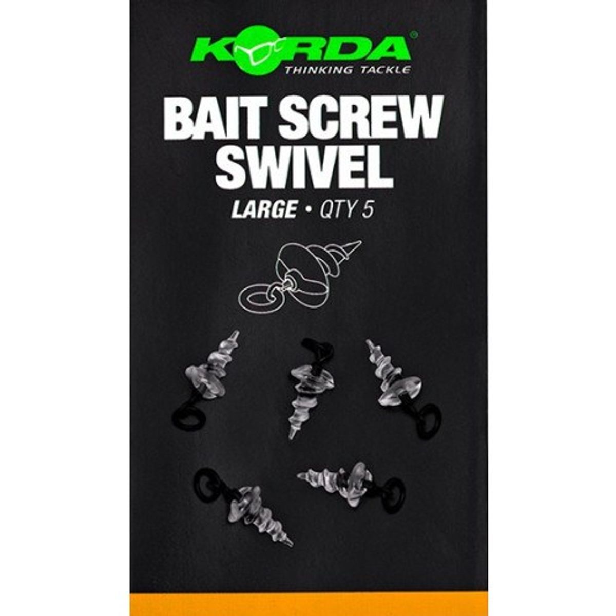 Korda Bait Screw Swivel Large