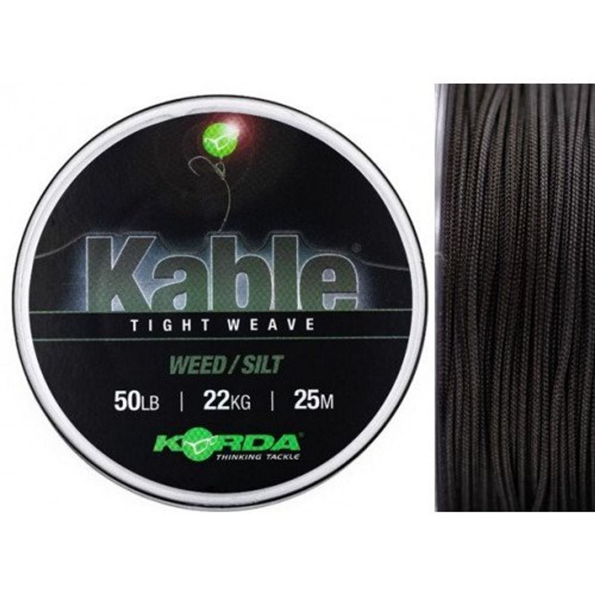 Korda Kable Tight Weave 25m