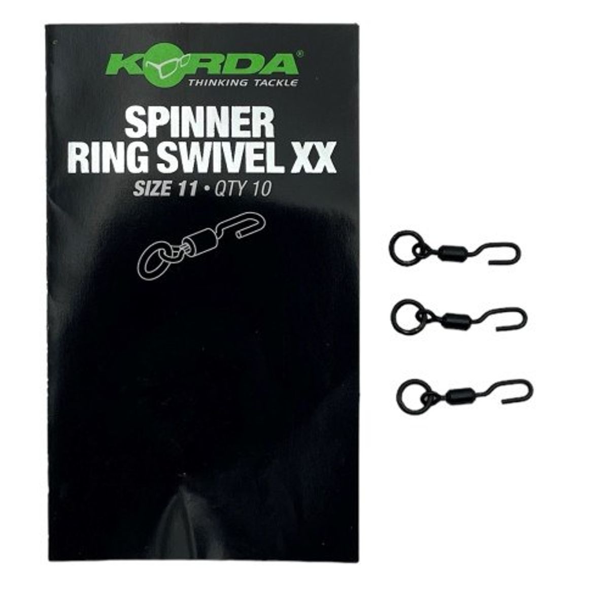 Korda Spinner Ring Swivel XX Str. 11