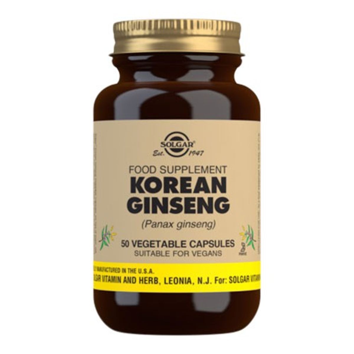 Korean Ginseng - 50 kapsler