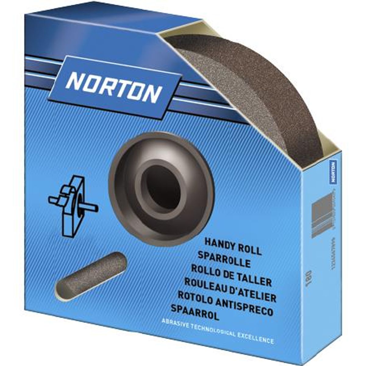 Korn 240 Slibedugsrulle Norton Metalite R222