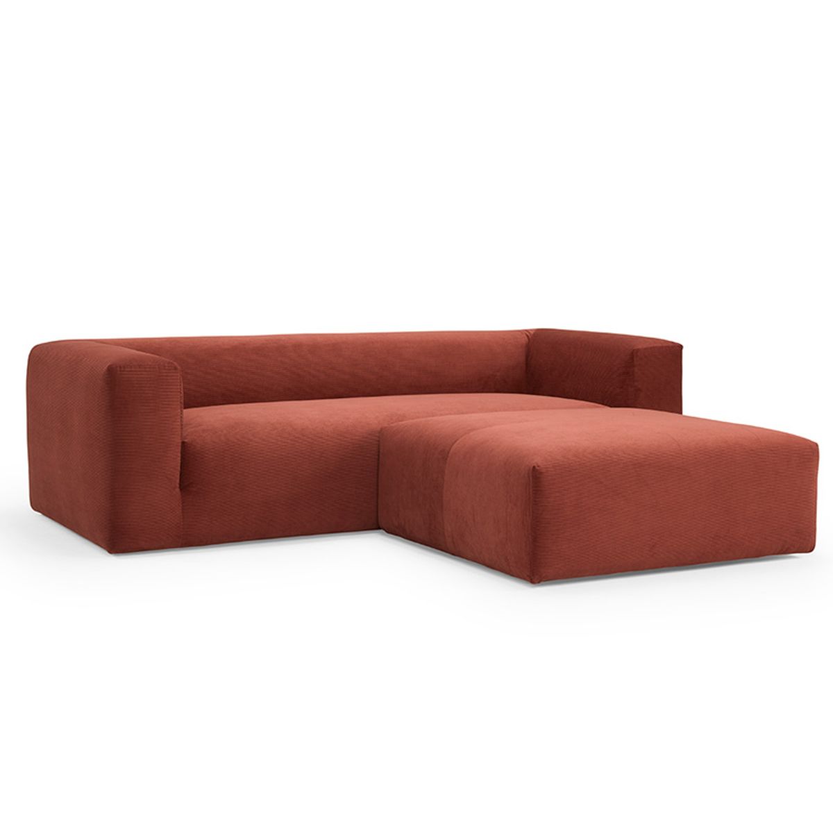 Kornum 3 pers. sofa m/puf - stof