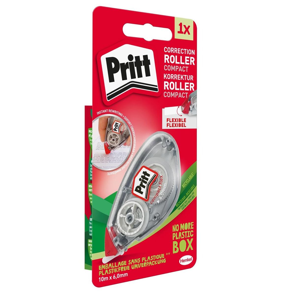 Korrekturroller Pritt Compact engangs 6mmx10m