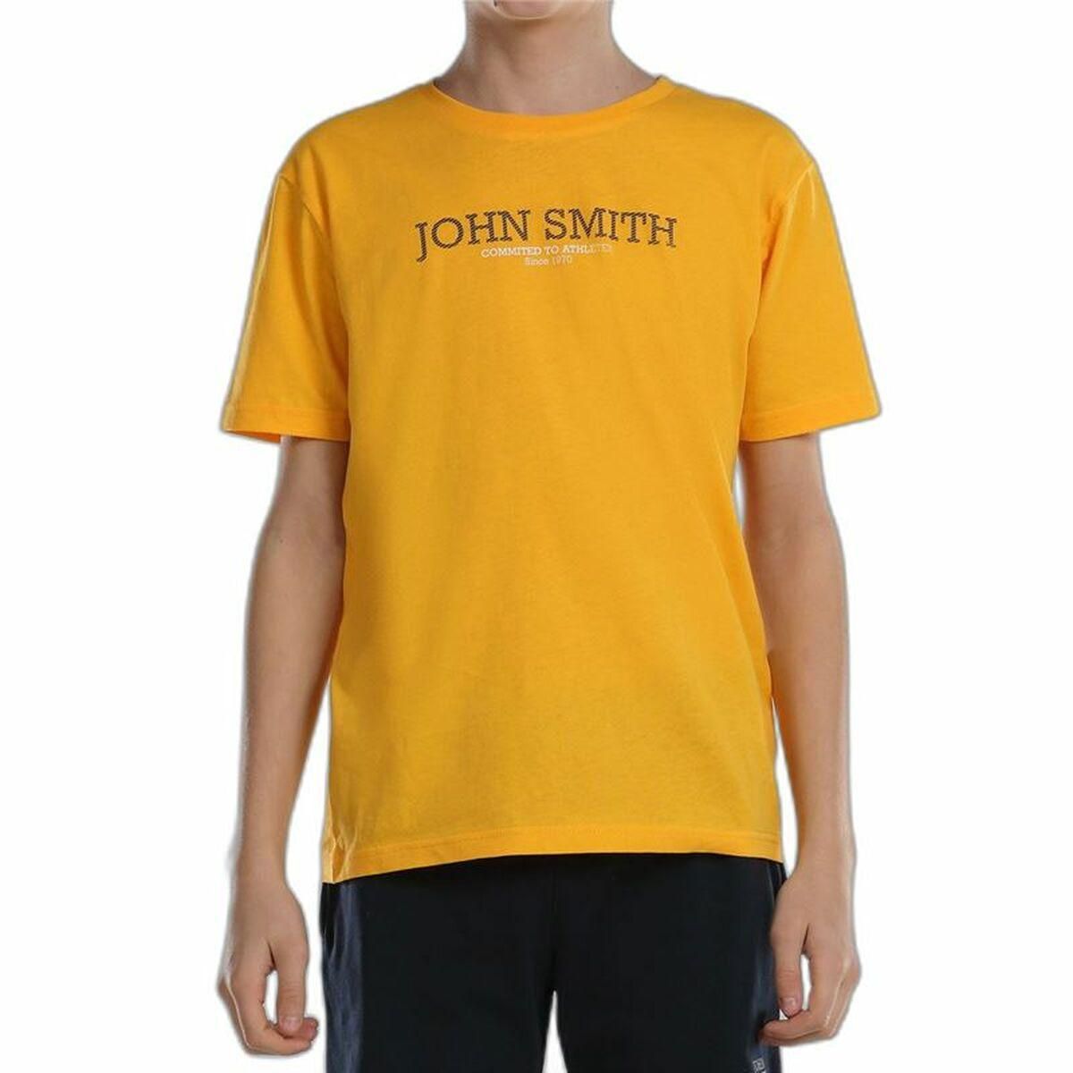 Kortærmet T-shirt til Børn John Smith Efebo Gul 8 år