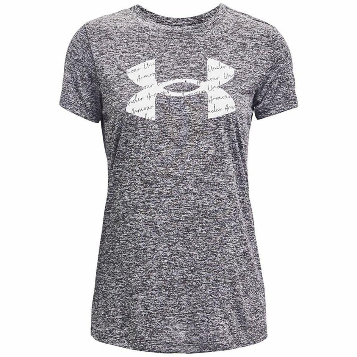 Kortærmet T-shirt til Kvinder Under Armour Tech Twist Grå M