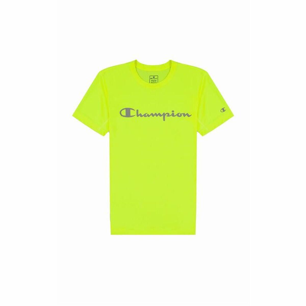 Kortærmet T-shirt til Mænd Champion Crewneck Limegrøn S