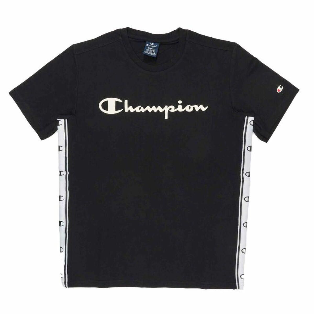 Kortærmet T-shirt til Mænd Champion Crewneck Sort M