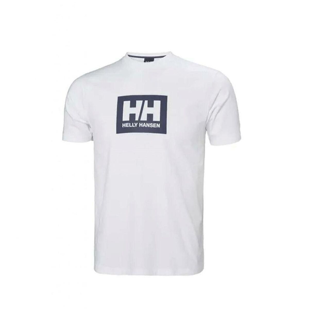 Kortærmet T-shirt til Mænd HH BOX T Helly Hansen 53285 003 Hvid S