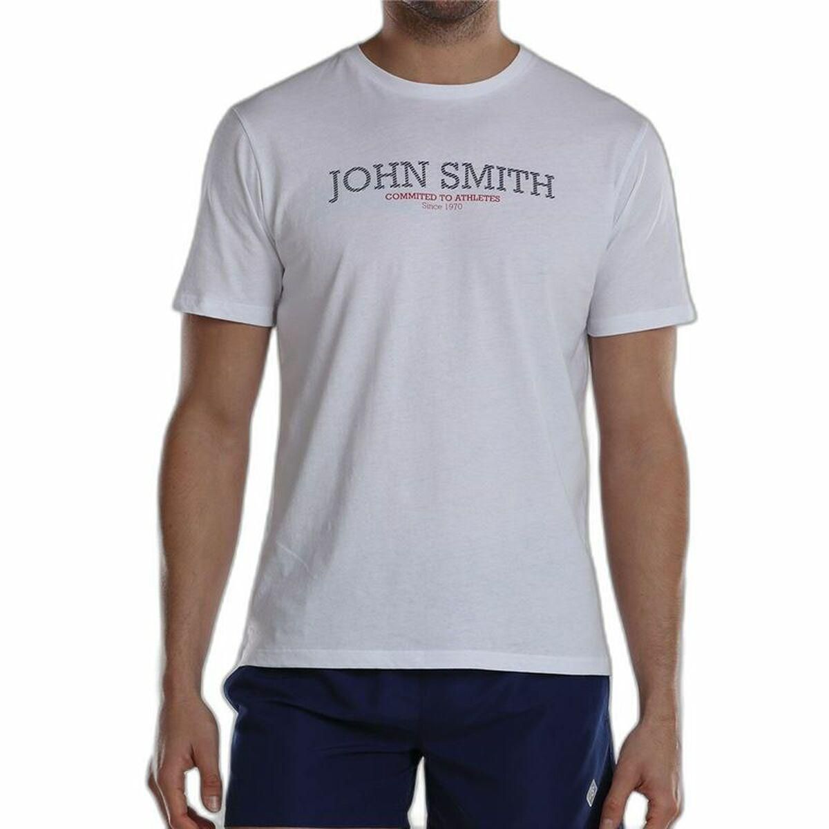 Kortærmet T-shirt til Mænd John Smith Efebo Hvid 2XL