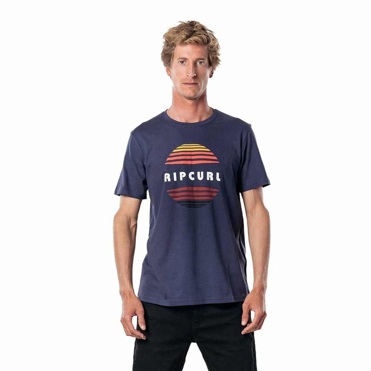 Kortærmet T-shirt til Mænd Rip Curl El Mama Mørkeblå Mænd M