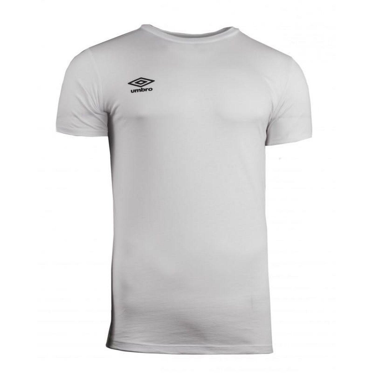 Kortærmet T-shirt til Mænd Umbro 64887U 096 Hvid S