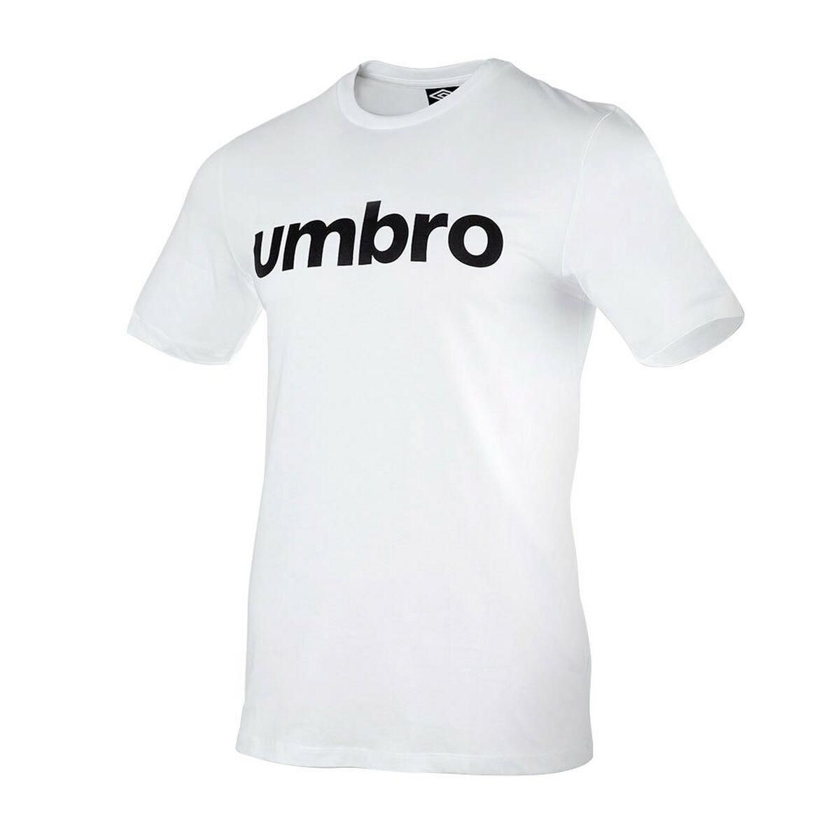 Kortærmet T-shirt til Mænd Umbro LINEAR 65551U 13V Hvid M