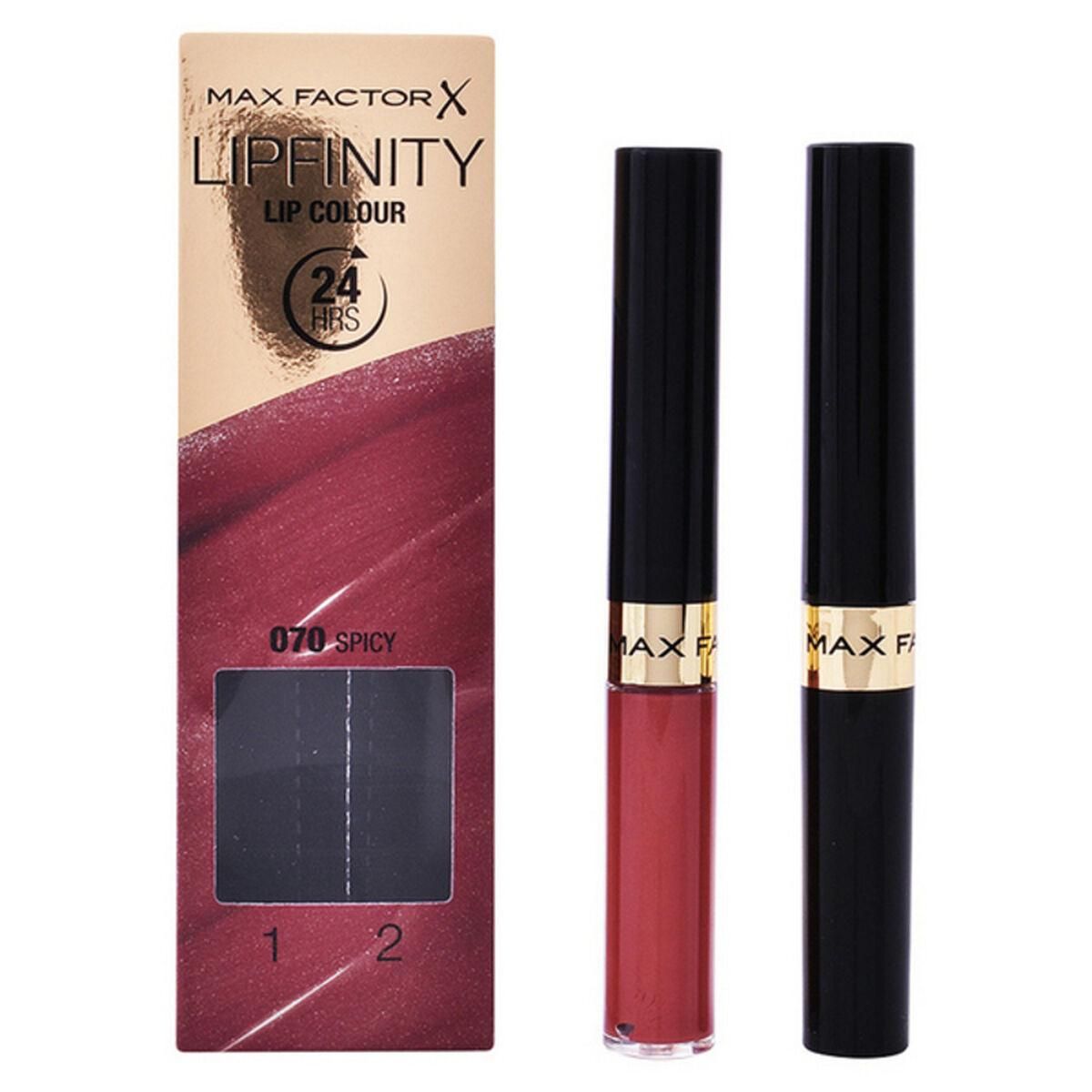 Kosmetik sæt til kvinder Lipfinity Max Factor (2 stk) 330 - essential burgundy