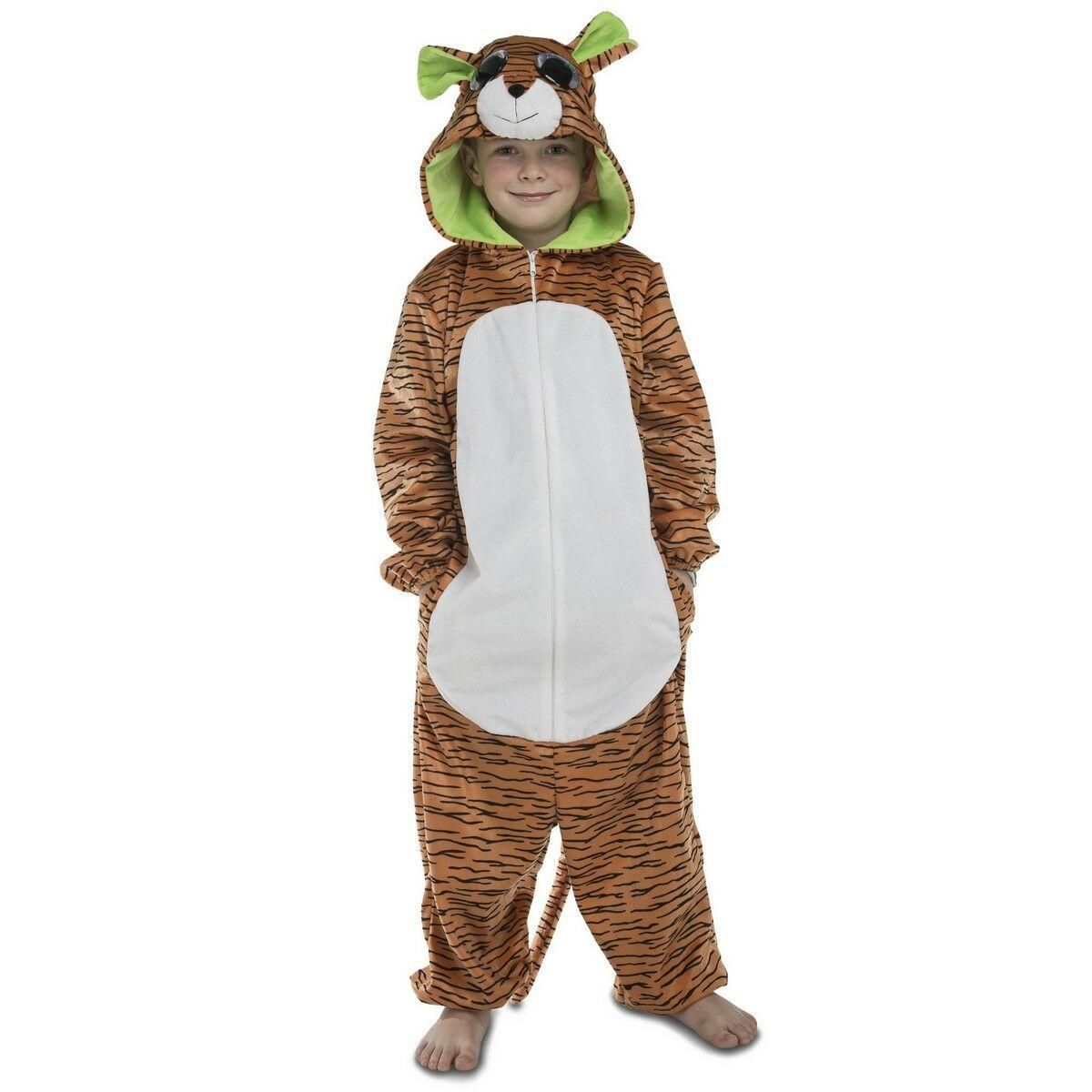 Kostume til børn Big Eyes Tiger 5-6 år