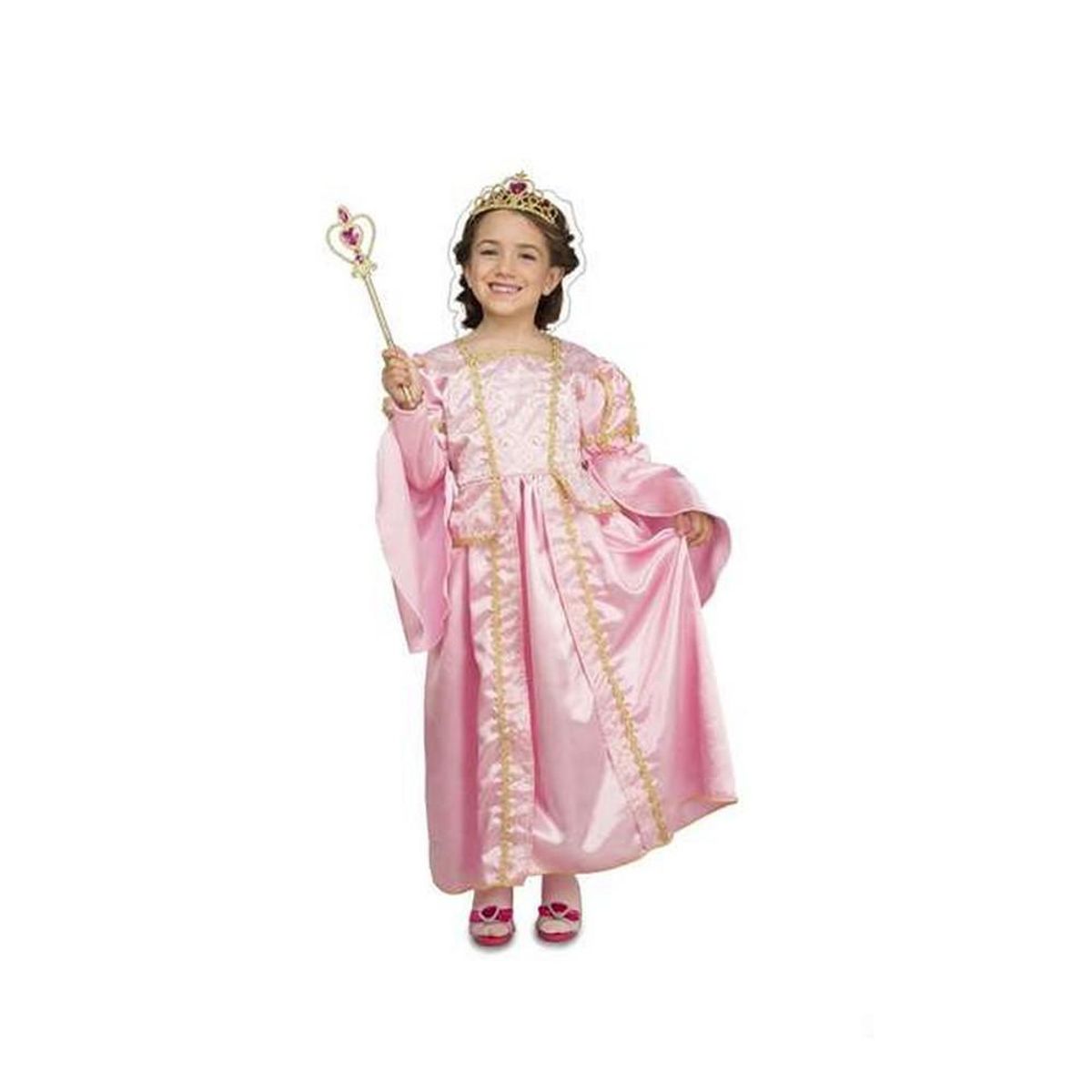 Kostume til børn Pink Prinsesse (4 Dele) 5-7 år