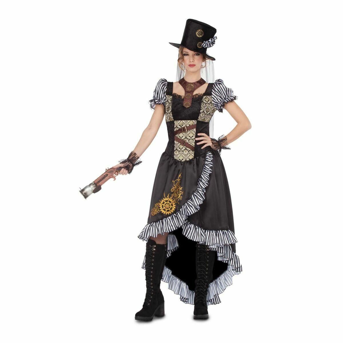 Kostume til voksne Steampunk (4 Dele) XL