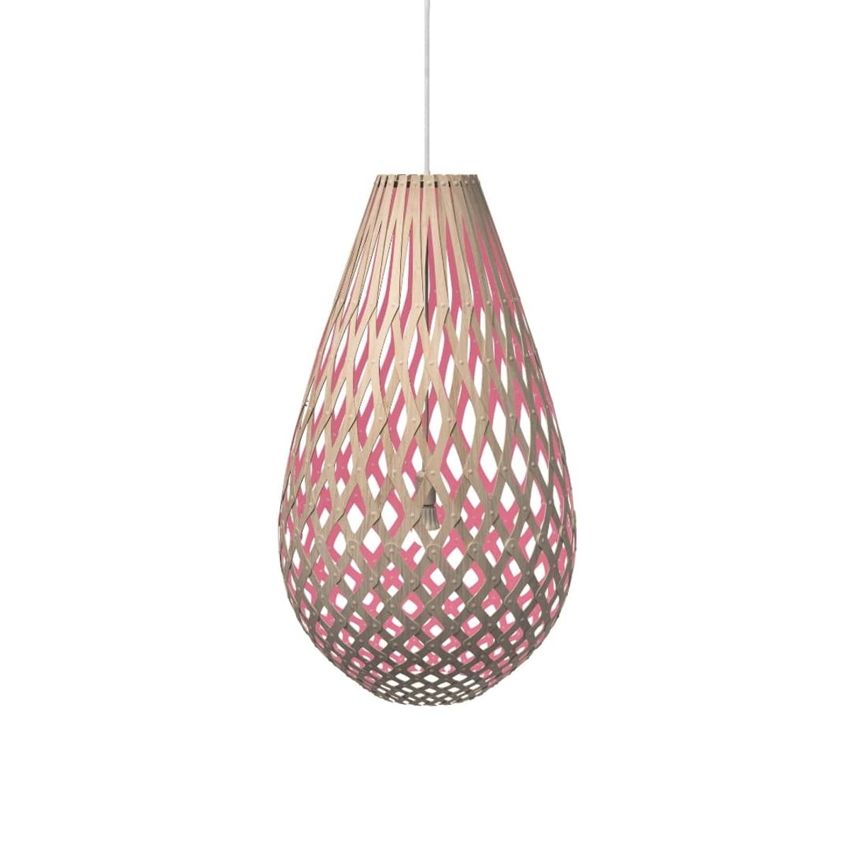 Koura H120 Pendel Bambus/Pink - David Trubridge