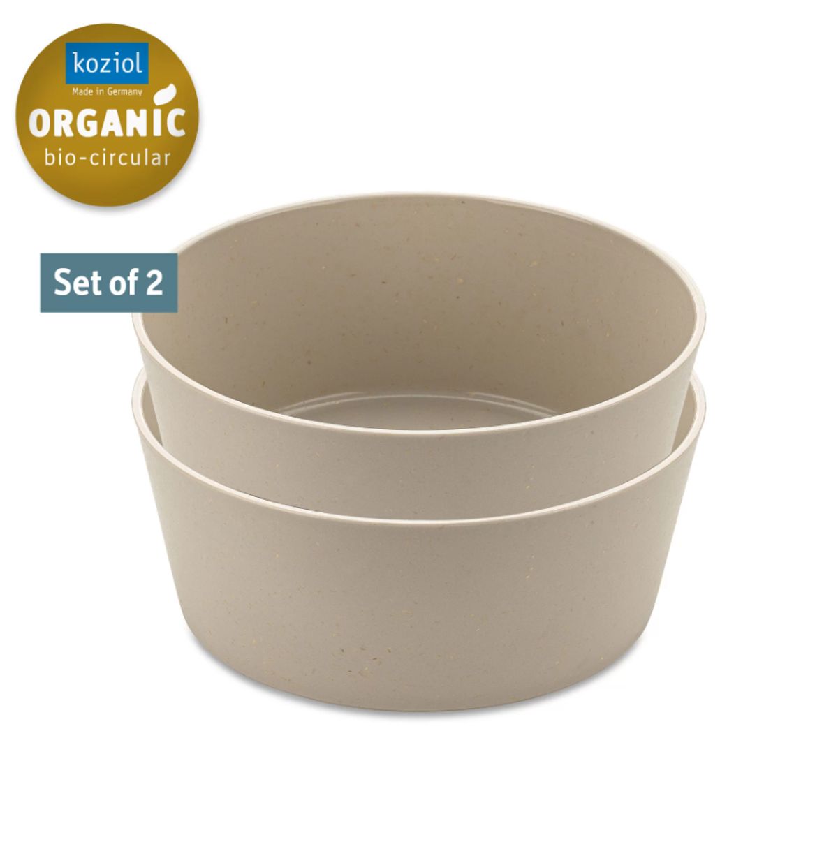 Koziol Connect Bowl 400ml 2 Stk. Dessert Sand