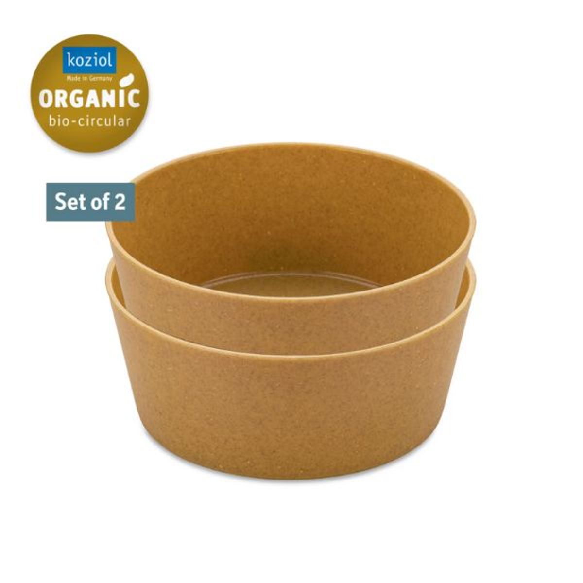 Koziol Connect Bowl 400ml 2 Stk. Wood