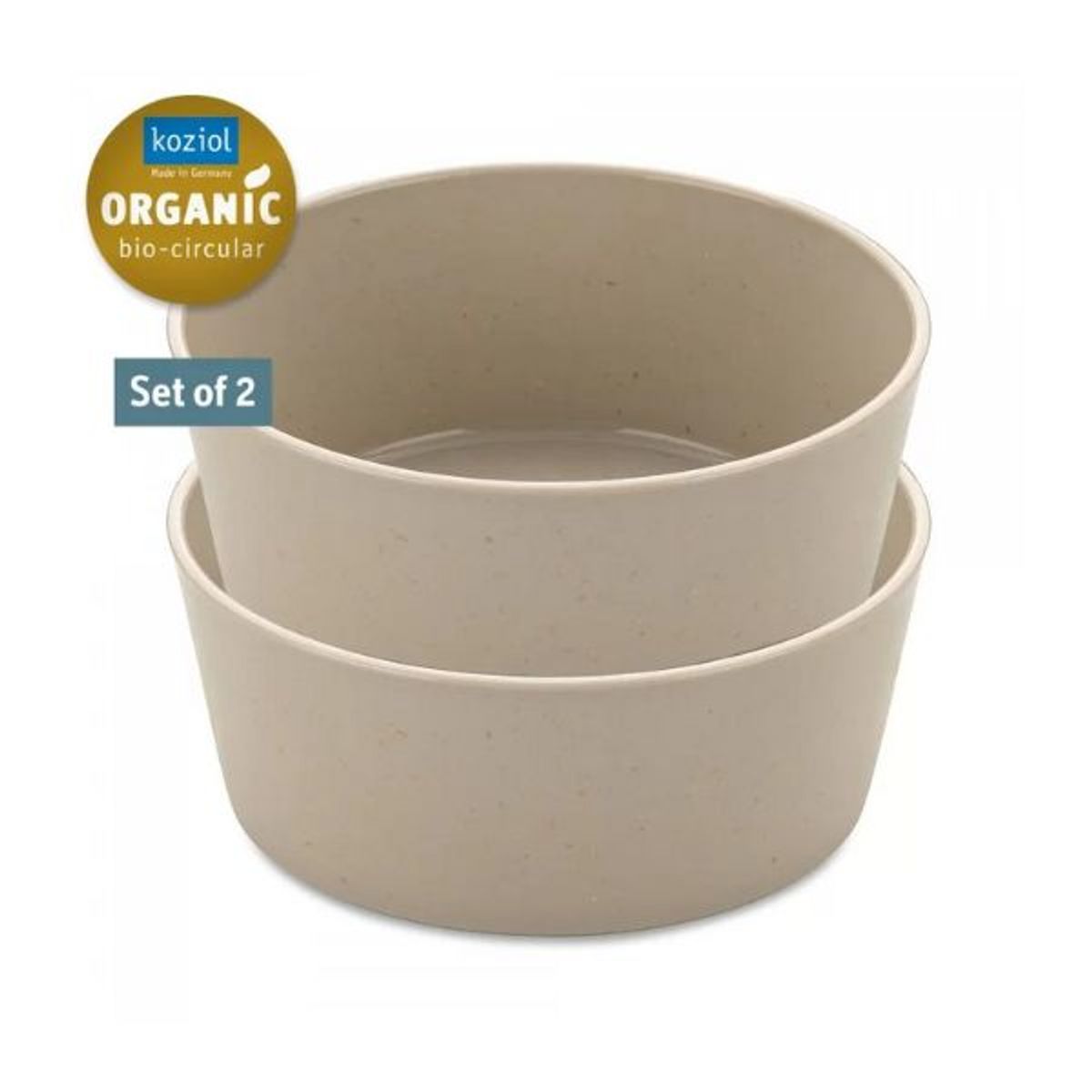 Koziol Connect Bowl 890ml 2 Stk. Dessert Sand