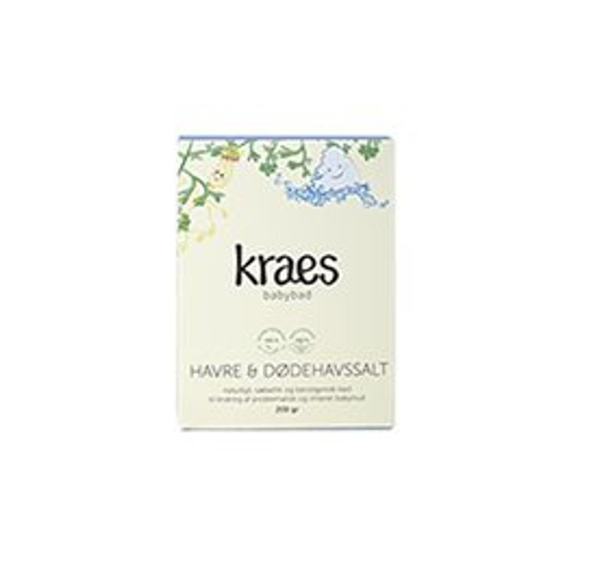 KRAES babybad havre & dødehavssalt 200 g.