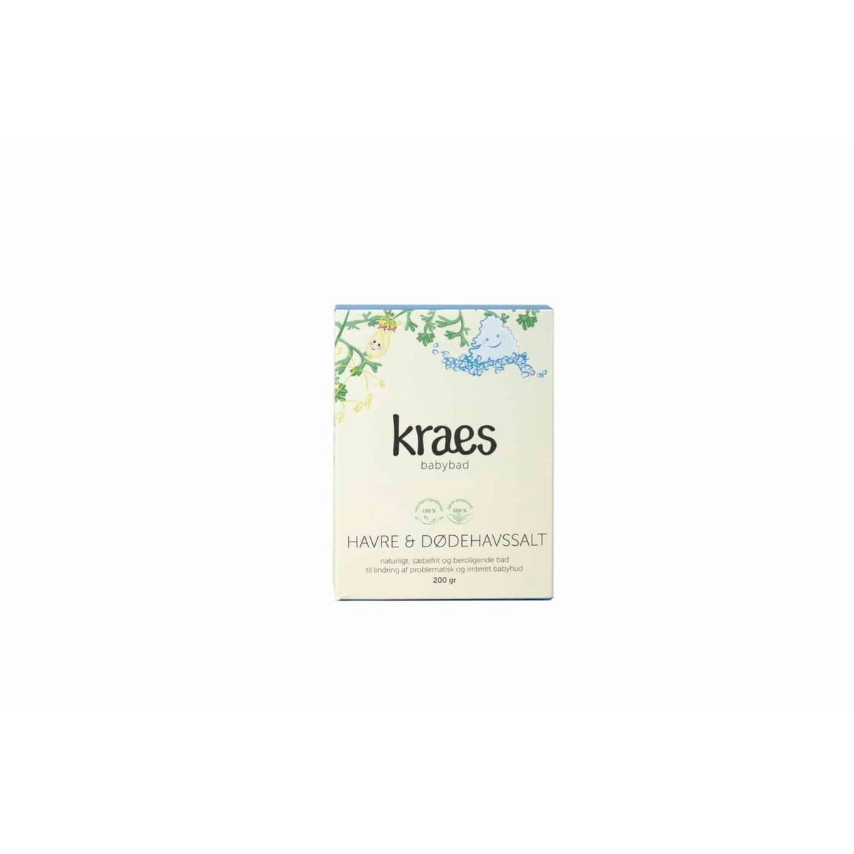 Kraes Babybad, havre/salt, 200 gr