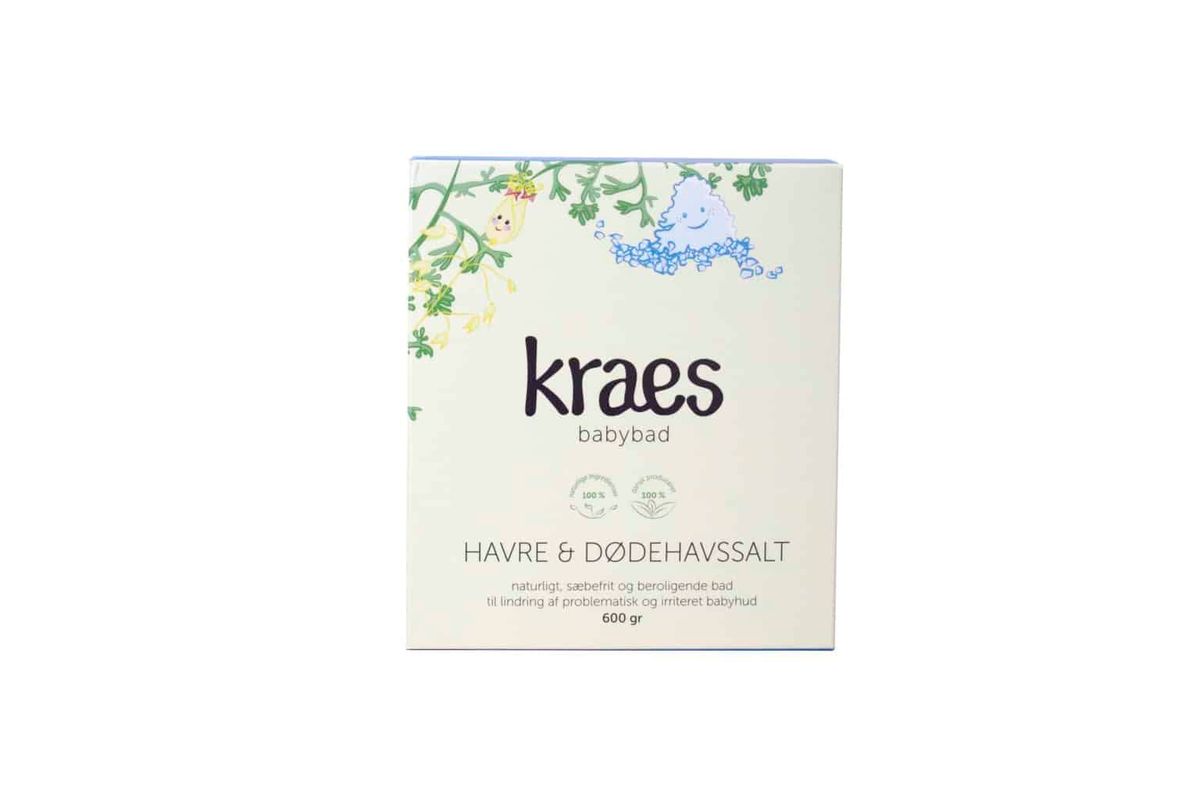 Kraes Babybad, havre/salt, 600 gr