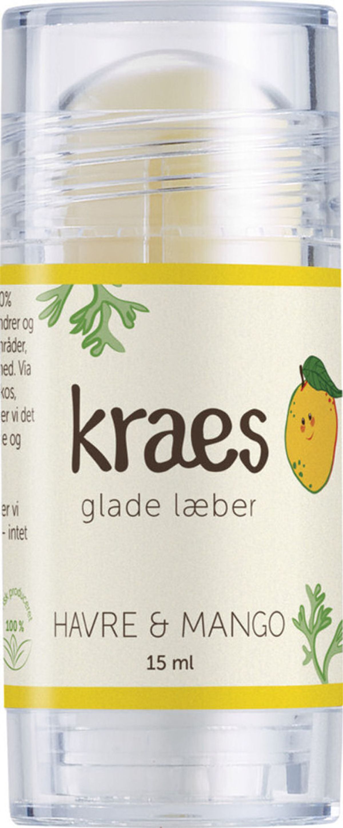 Kraes glade læber havre & mango 15ml