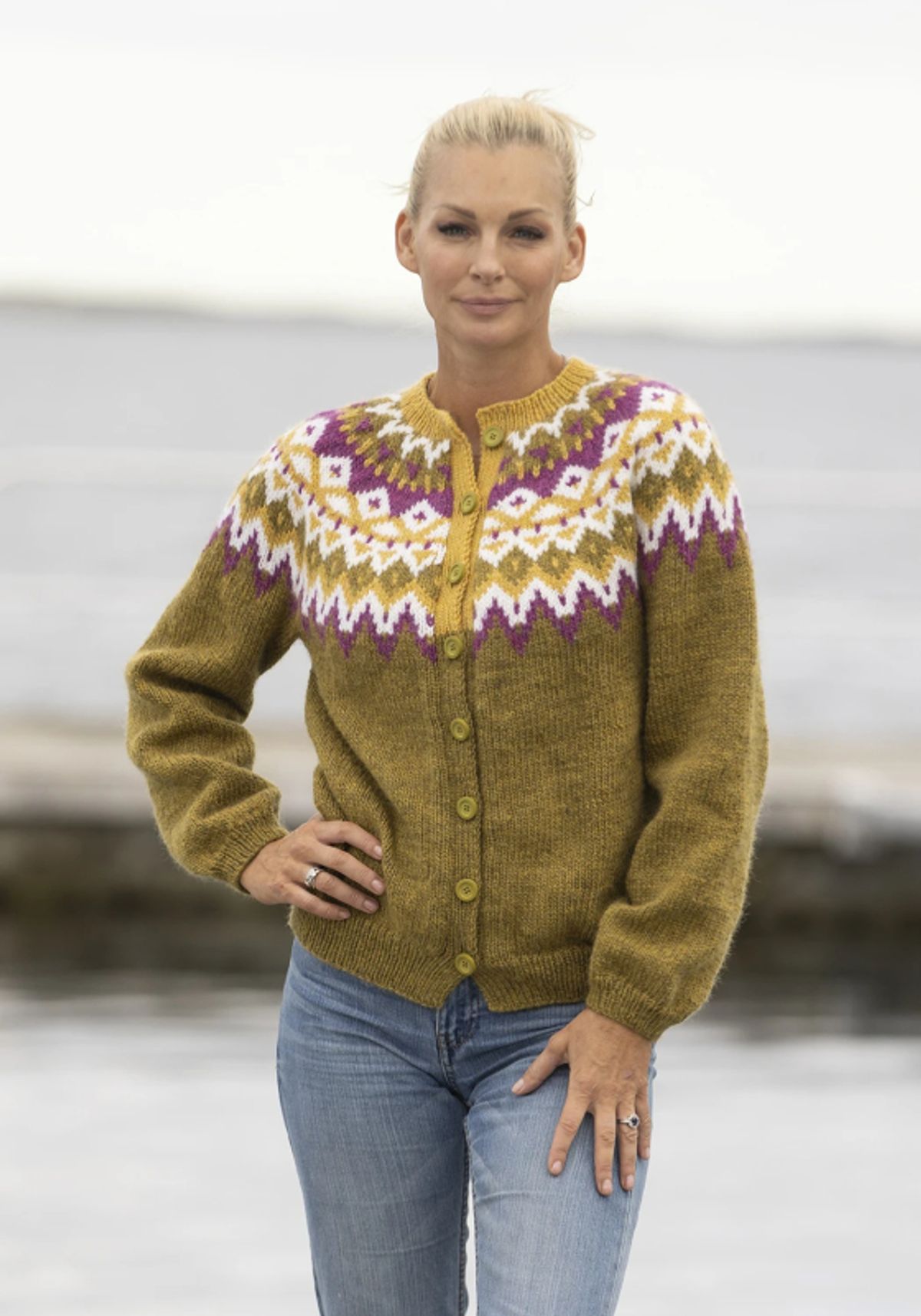 "Kraft" kofte - Viking Design 2329-2 Kit - XS-XXL - Viking Wool, fra Viking