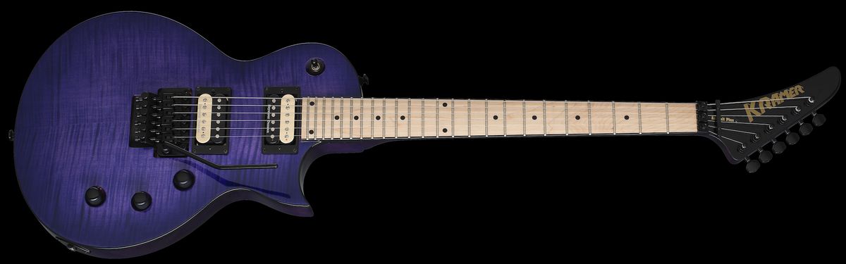 Kramer Assault Plus Reverse Headstock (Transparent Purple Burst)