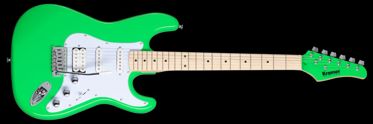 Kramer Focus VT-211S El-guitar (Neon Green)