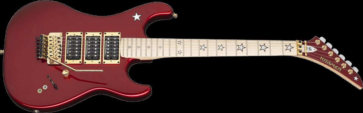 Kramer Jersey Star El-guitar (Candy Apple Red)