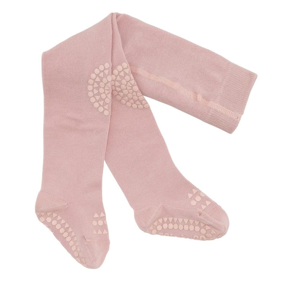 Kravle Strømpebukser - Soft Pink - 12-18 mdr