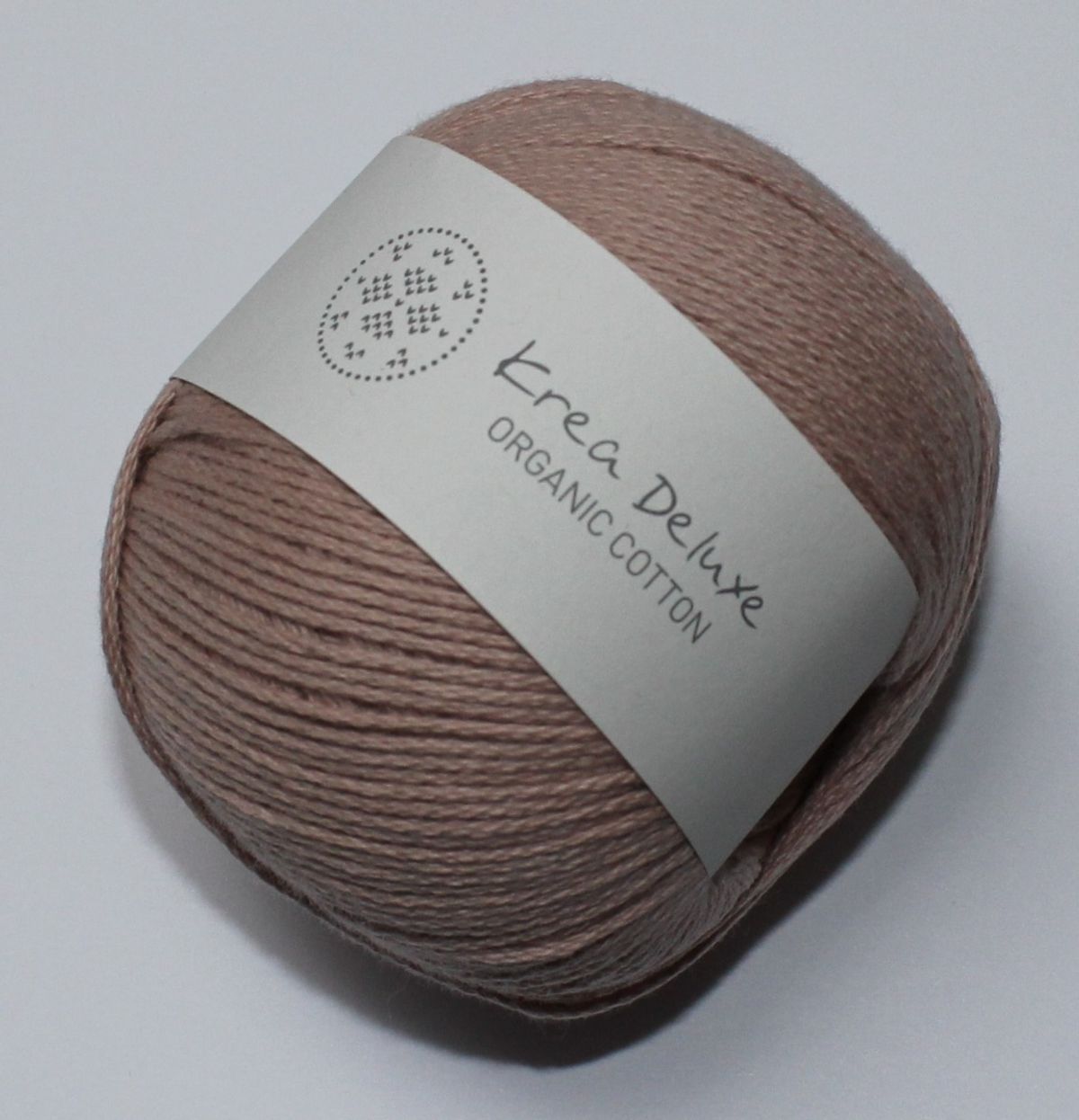 Krea Deluxe - Organic Cotton - Lys støvet rosa, color 14, 50 gram