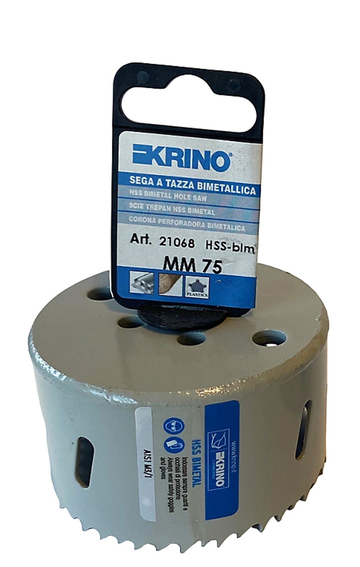 Krino hulsav Bimetal 75mm