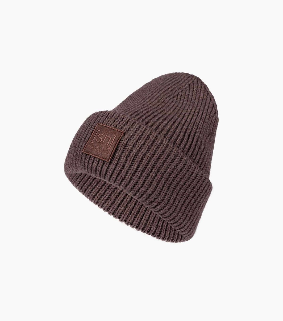 KRISSINI MERINO BEANIE, Raisin