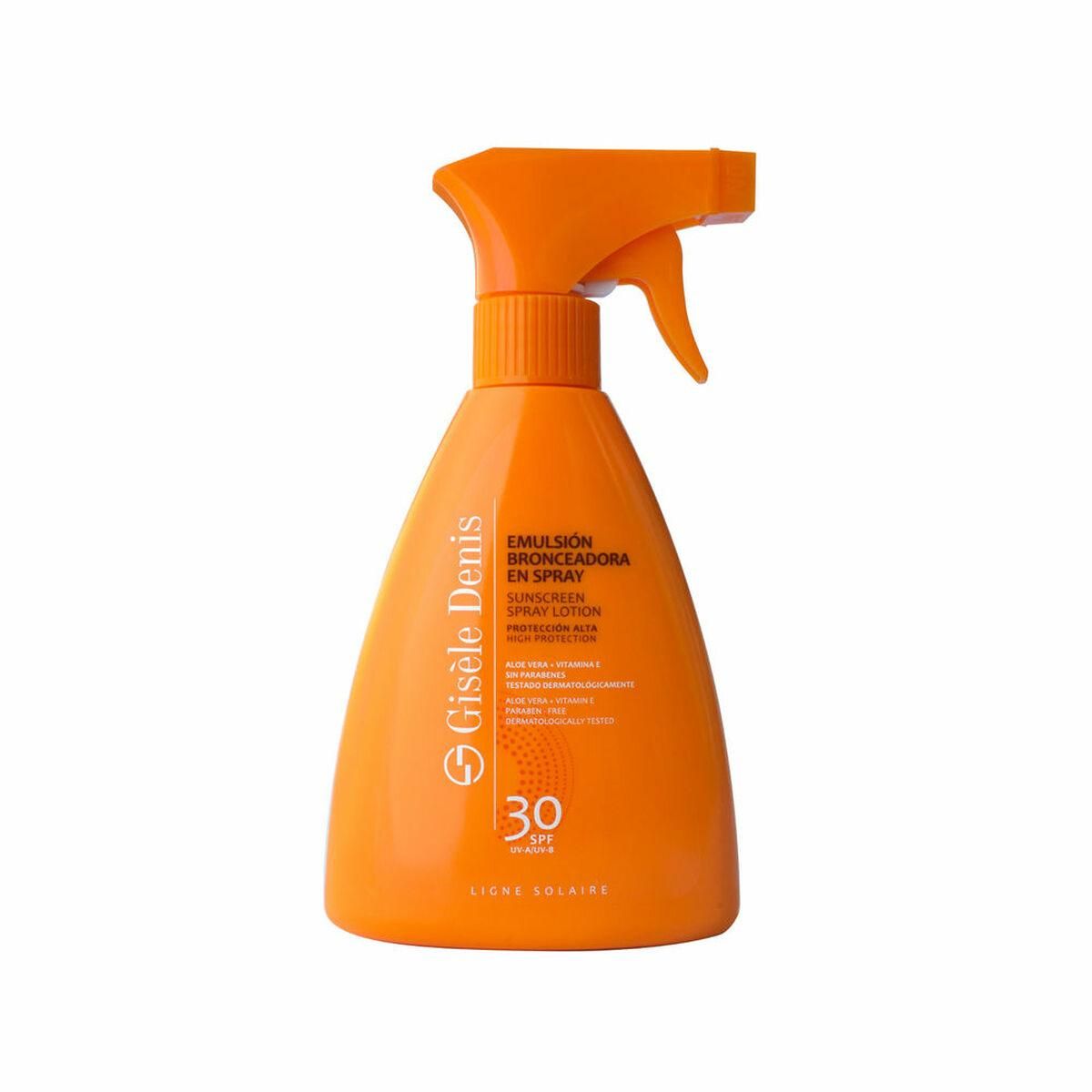 Krop solcreme spray Emulsión Bronceadora Gisele Denis (300 ml) Spf 30