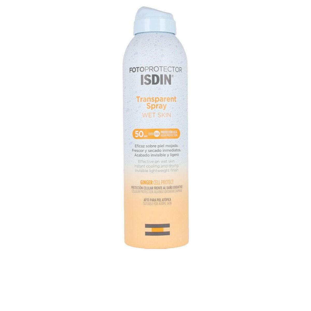 Krop solcreme spray Isdin Fotoprotector Spf 50+ Tørt Forfriskende (250 ml)