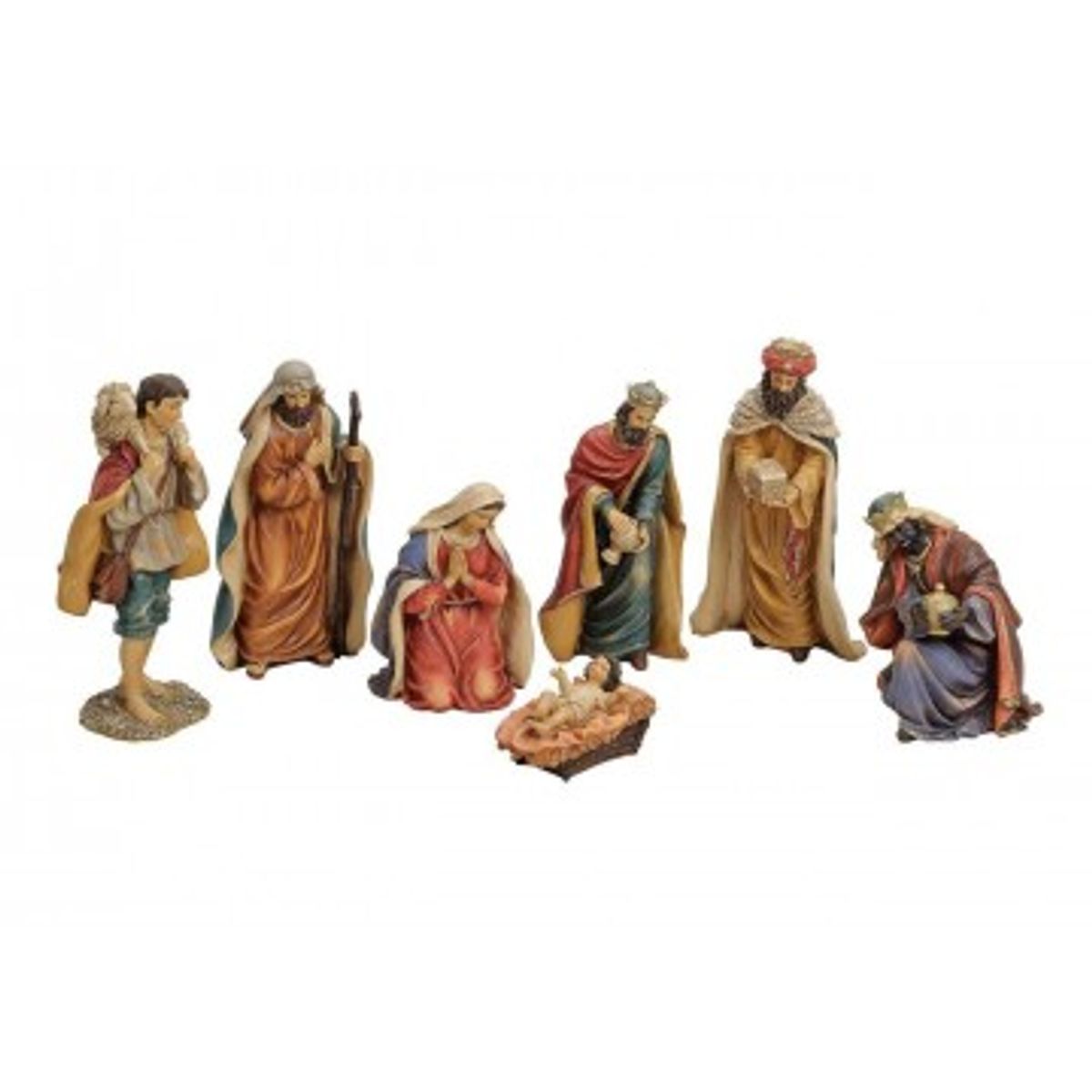 Krybbespil med 7 figurer - Kristne figurer - GodKarmaShop