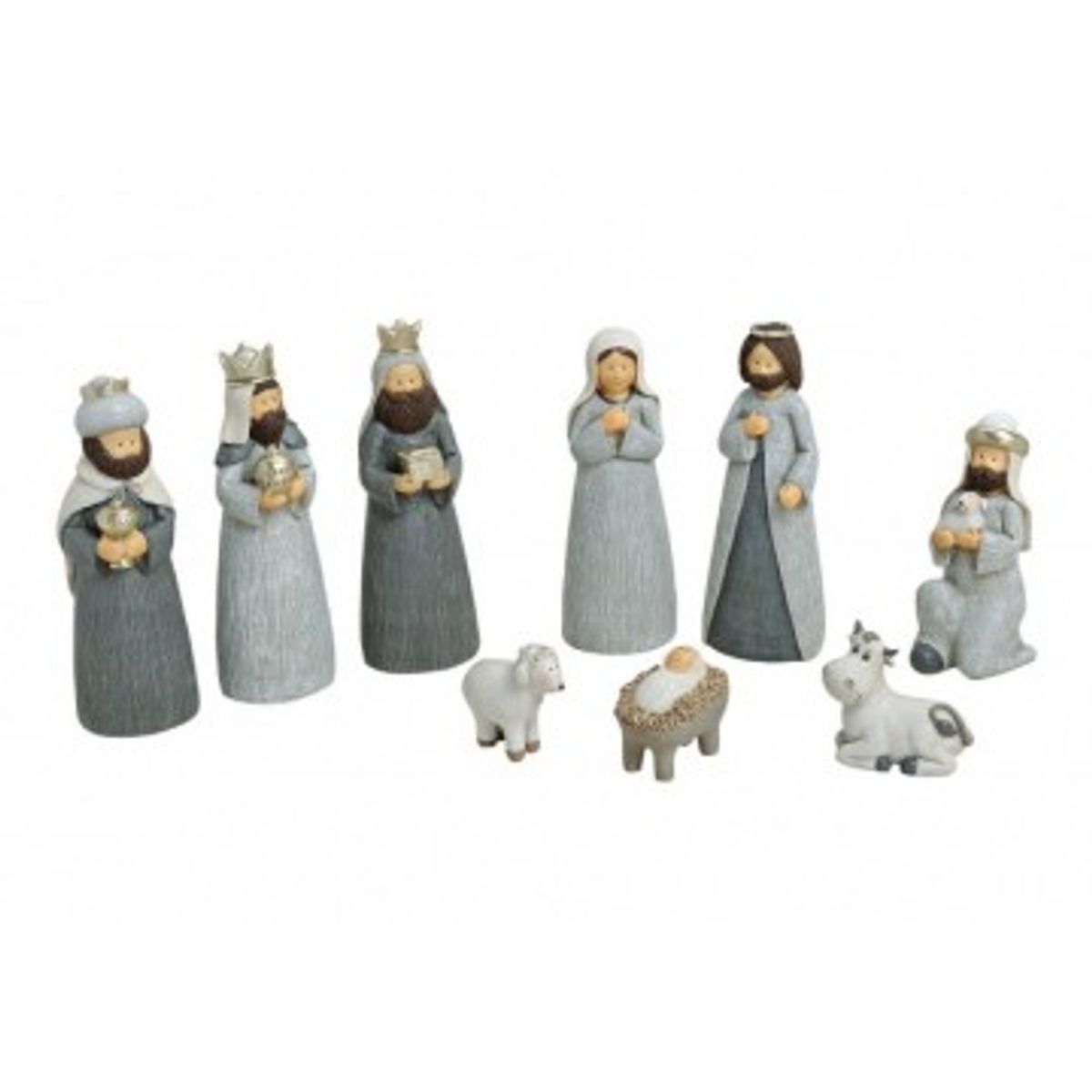 Krybbespil med 9 figurer - Kristne figurer - GodKarmaShop