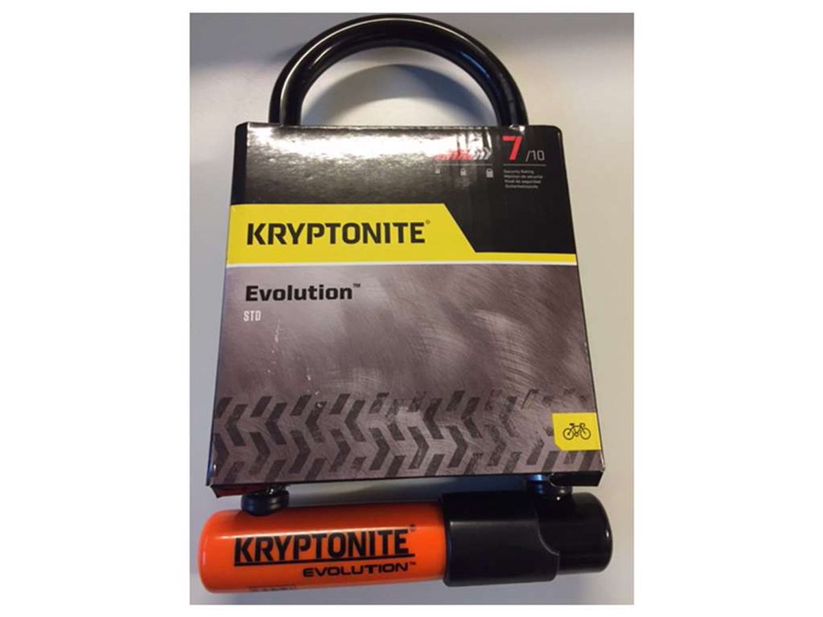 Kryptonite Evolution - Bøjlelås U-Lock STD Flexframe - 10,2x22,9cm