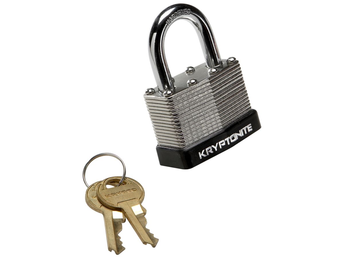 Kryptonite Padlock - Hængelås med nøgle - Hærdet stål - 44mm