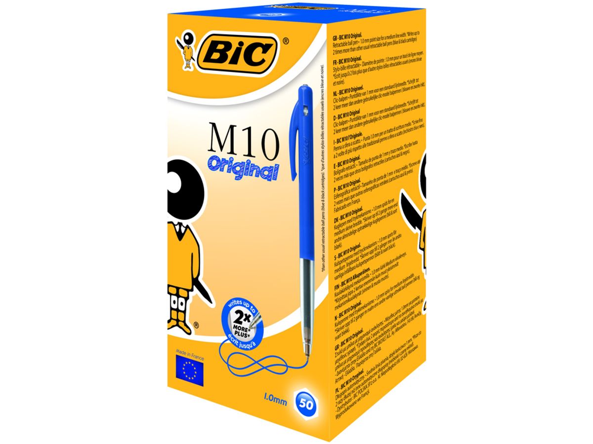 Kuglepen BIC Clic M10 M blå