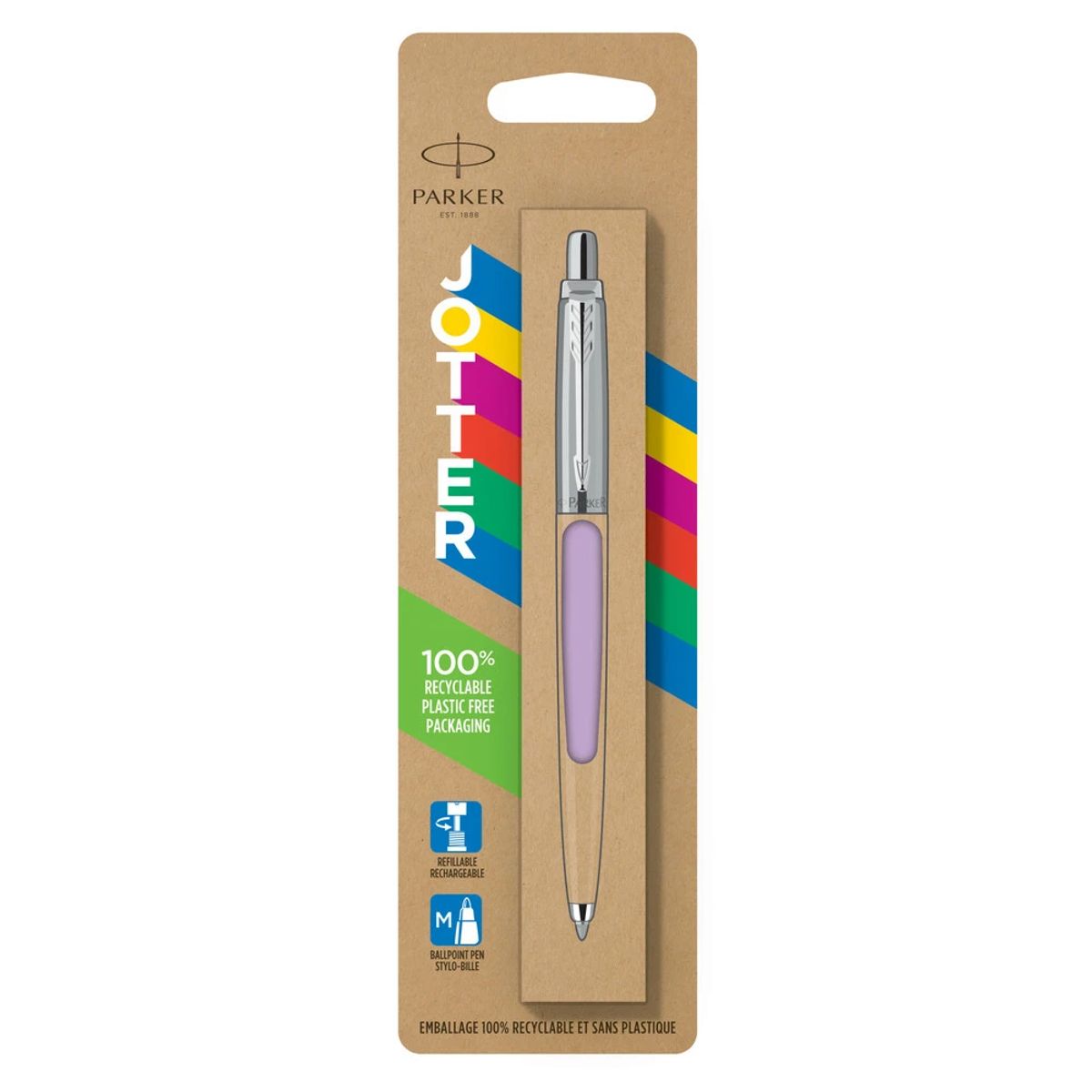 Kuglepen Parker Jotter lilla 0,7mm