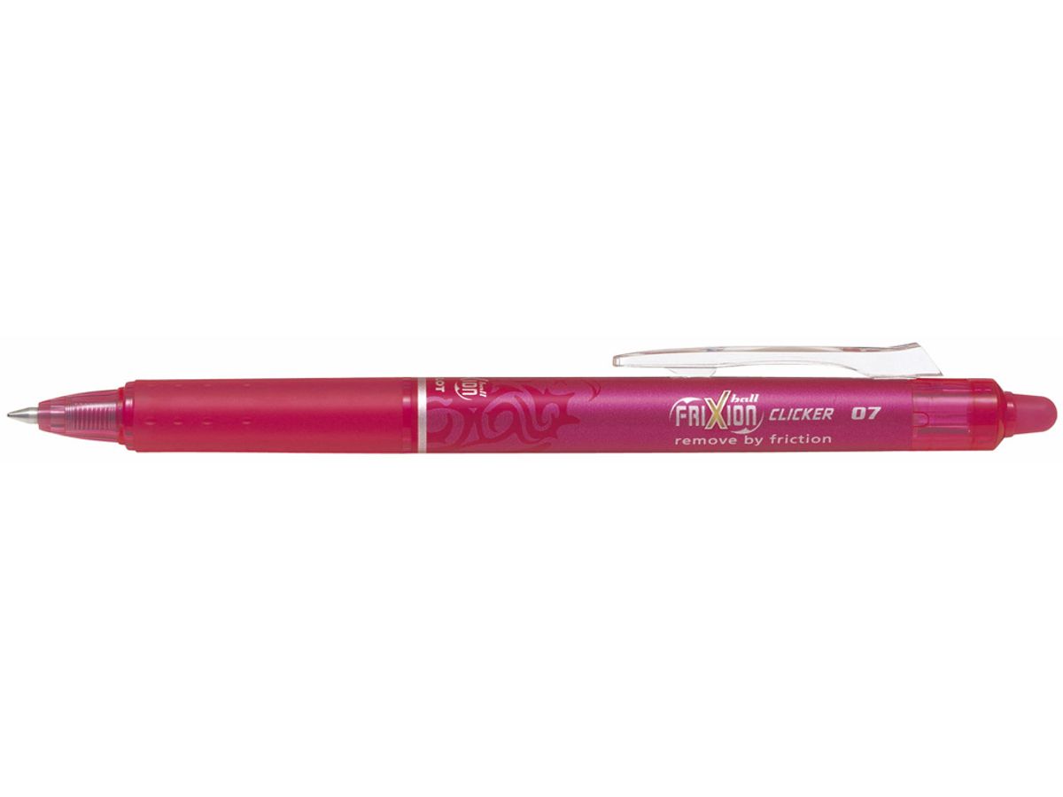 Kuglepen Pilot Frixion Clicker 0,7 mm Pink