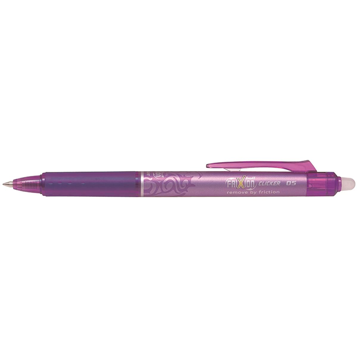 Kuglepen Pilot FriXion Clicker lilla 0,5mm