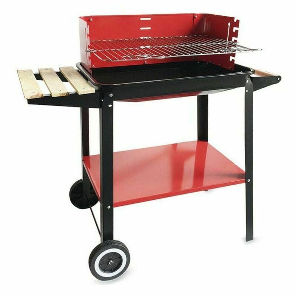 Kulgrill med hjul Algon 58 x 38 x 72 cm