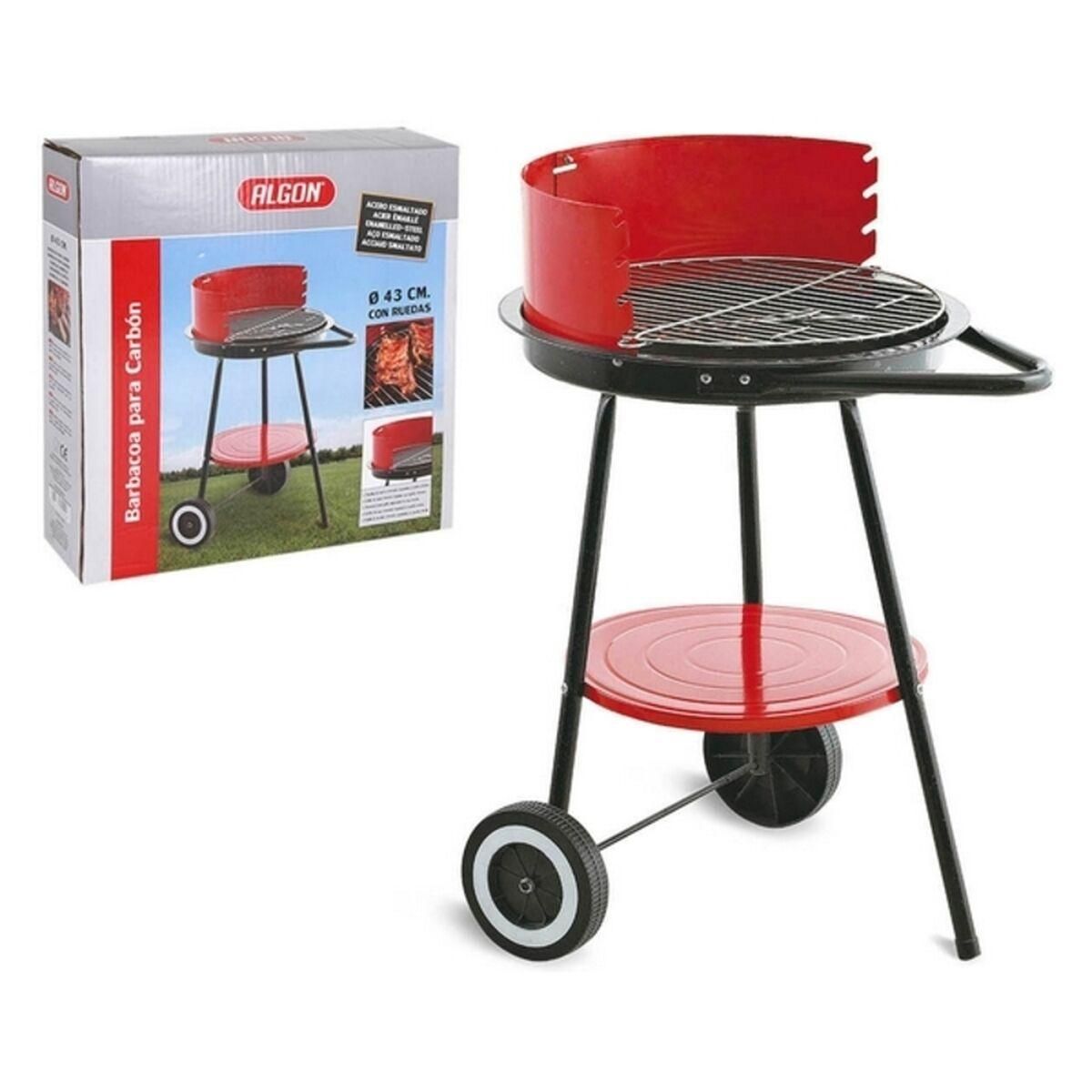 Kulgrill med hjul Algon VEN8433774694908 54 x 45 x 71 cm