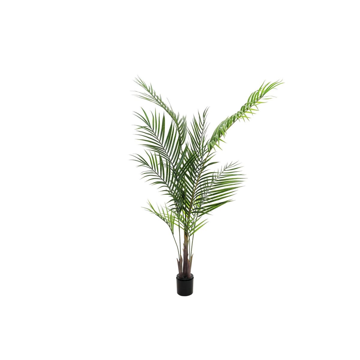 Kunstig Areca Palme med store blade, 165 cm