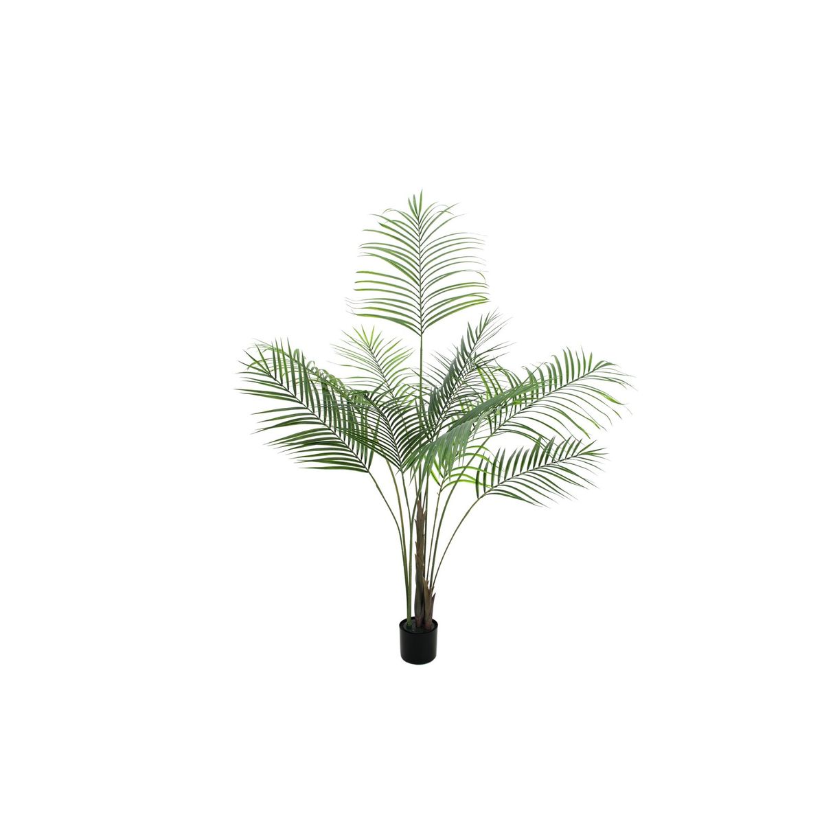 Kunstig Areca Palme med store blade, 185 cm